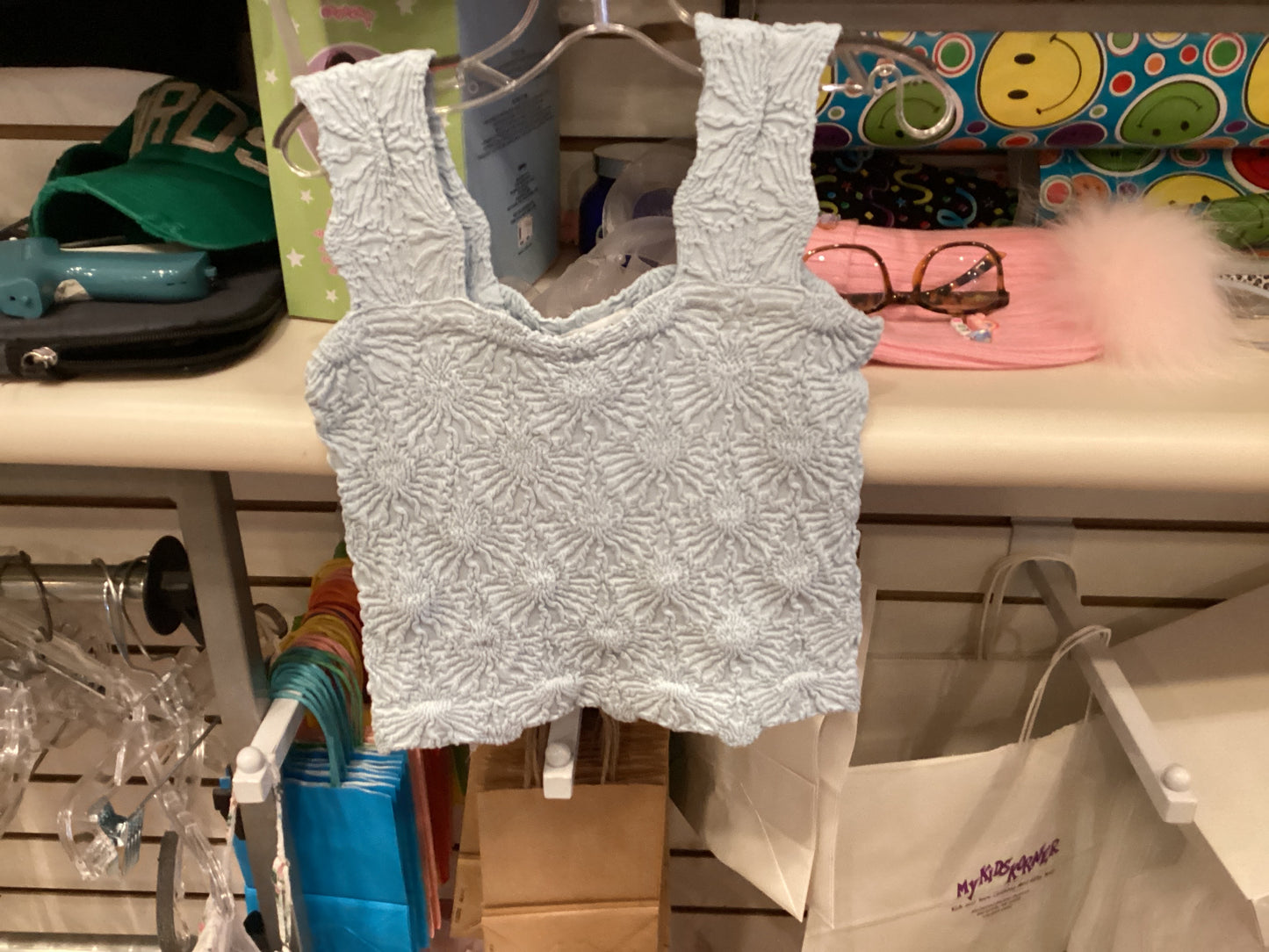 KatieJ blue Maxie top