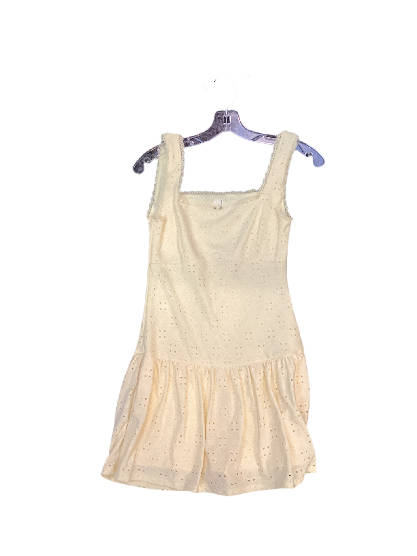 MKK yellow eyelet dress