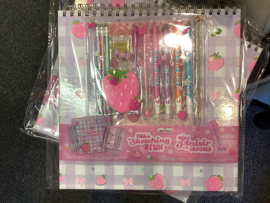 Hot Focus Mega Sketching strawberry fun