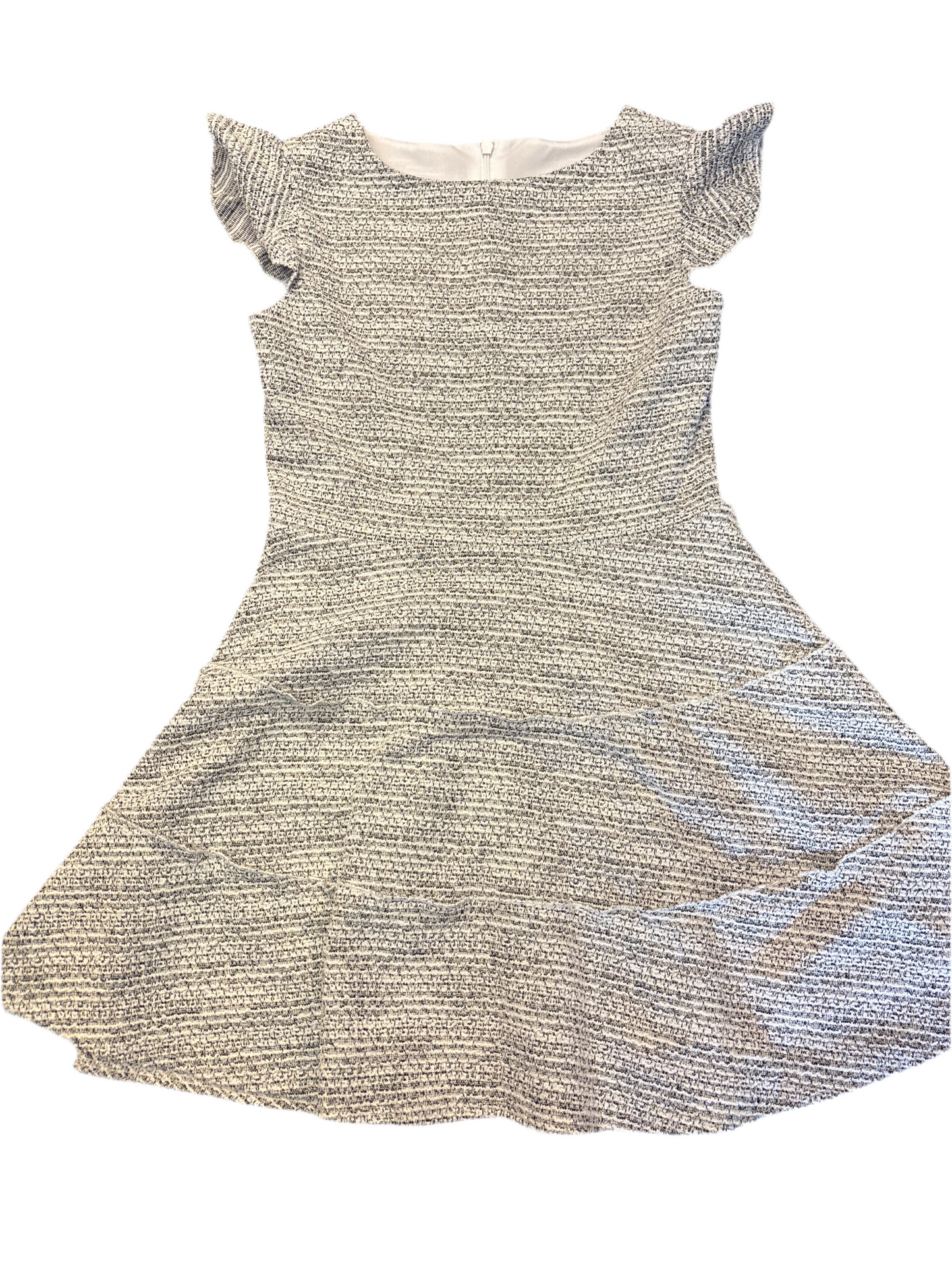 Jr Black/white tier dress