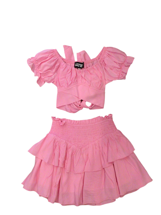 Katie J crisscross cutout set