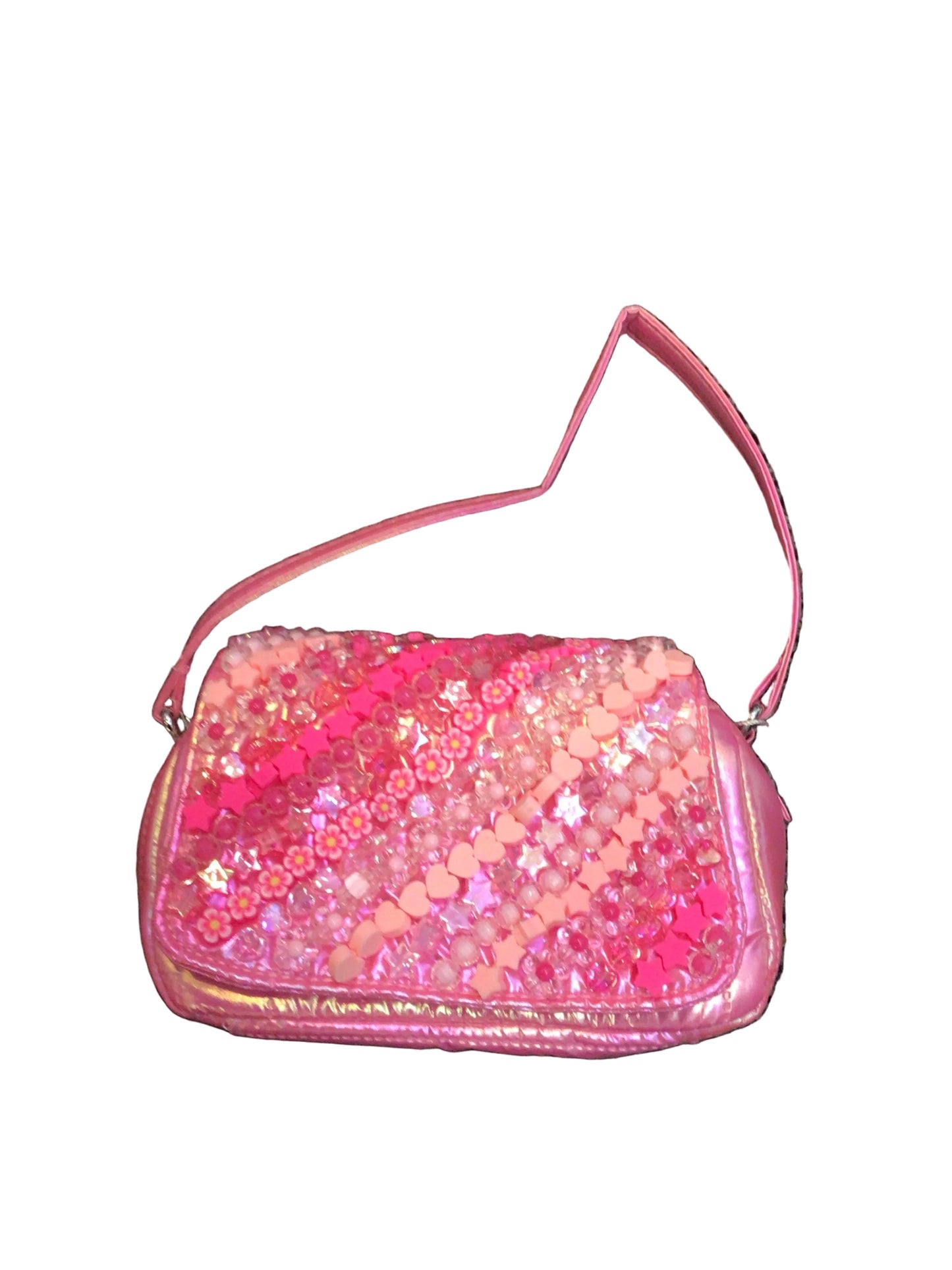 Bari Lynn quilted charm bag