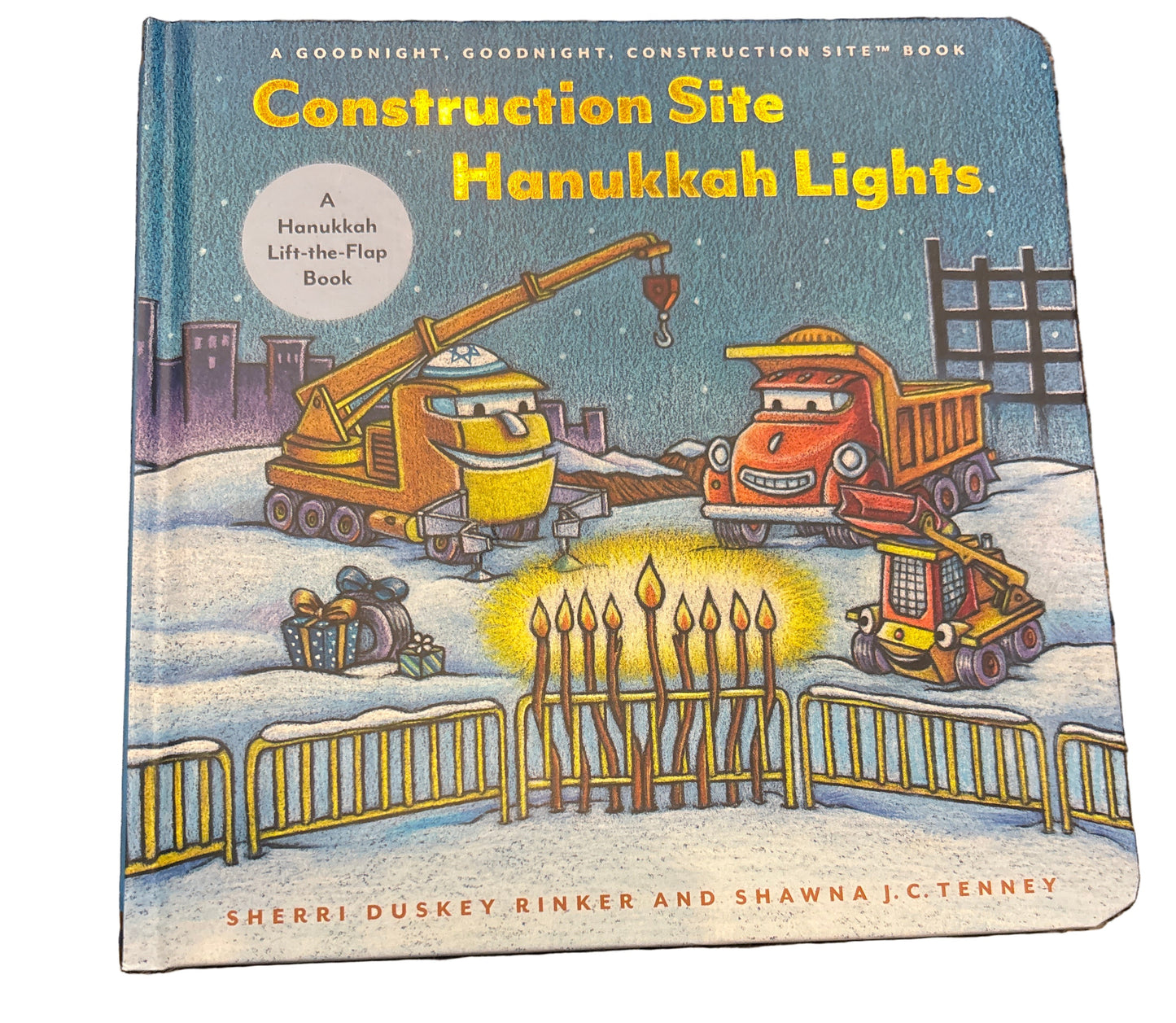 Construction Site Hanukkah Lights