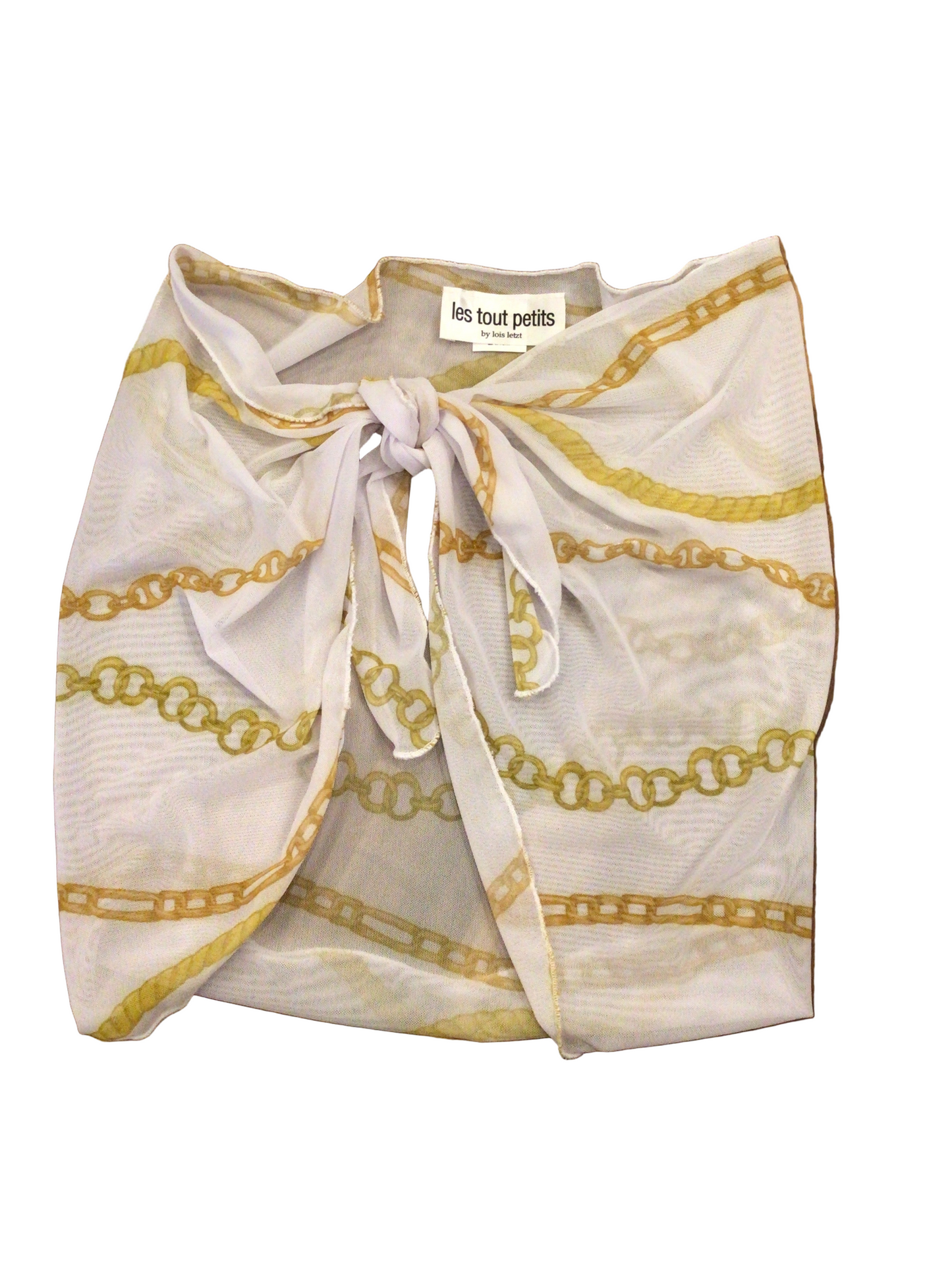 Le Tout Petites white gold chain sarong