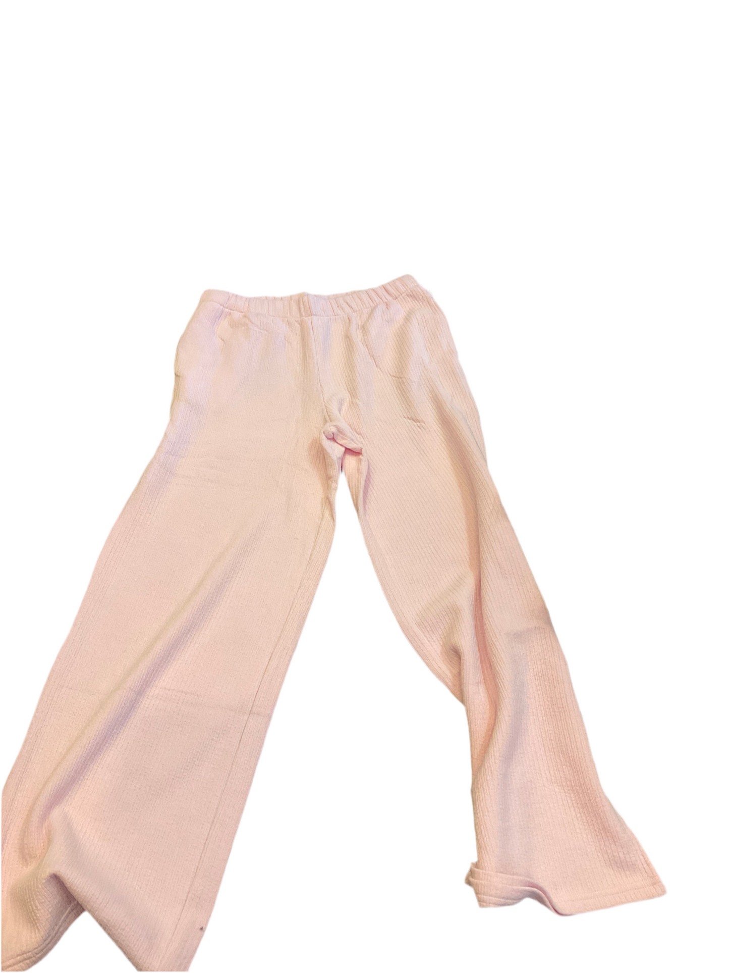 Ocean Drive Pink Rib Pants