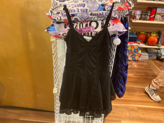 Cheryl kids black on black lace