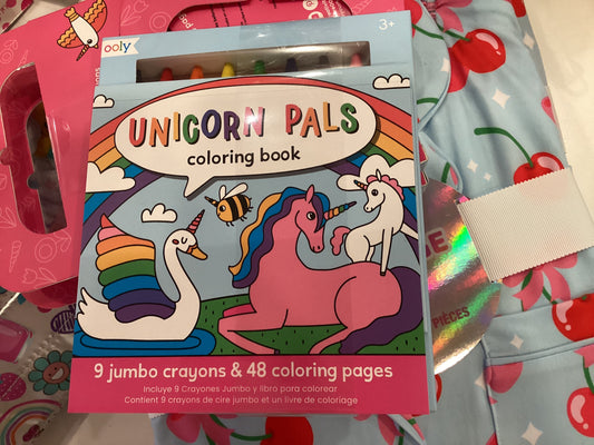 OOLY unicorn pals coloring book