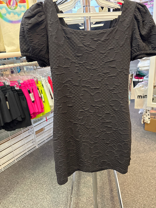 By Debra Sq Puff Sleeve Black