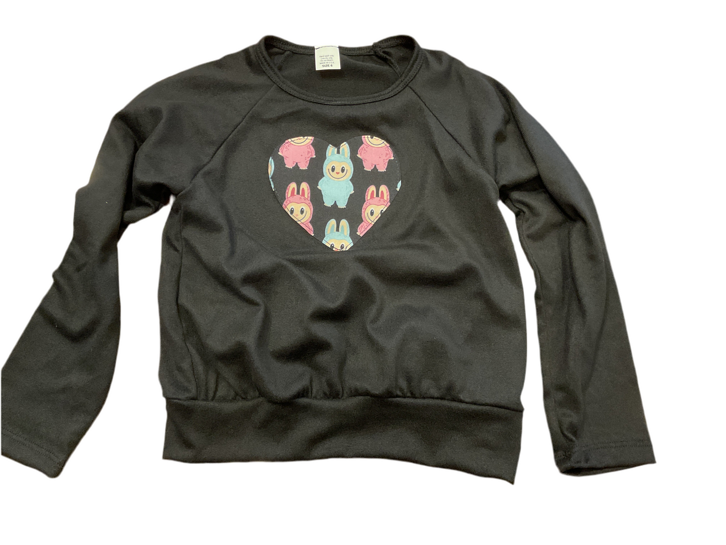 Little monster black sweatshirt