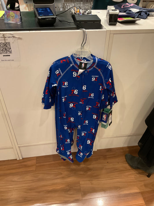 NBA Genuine Merchandise 76ers Pajama onesie
