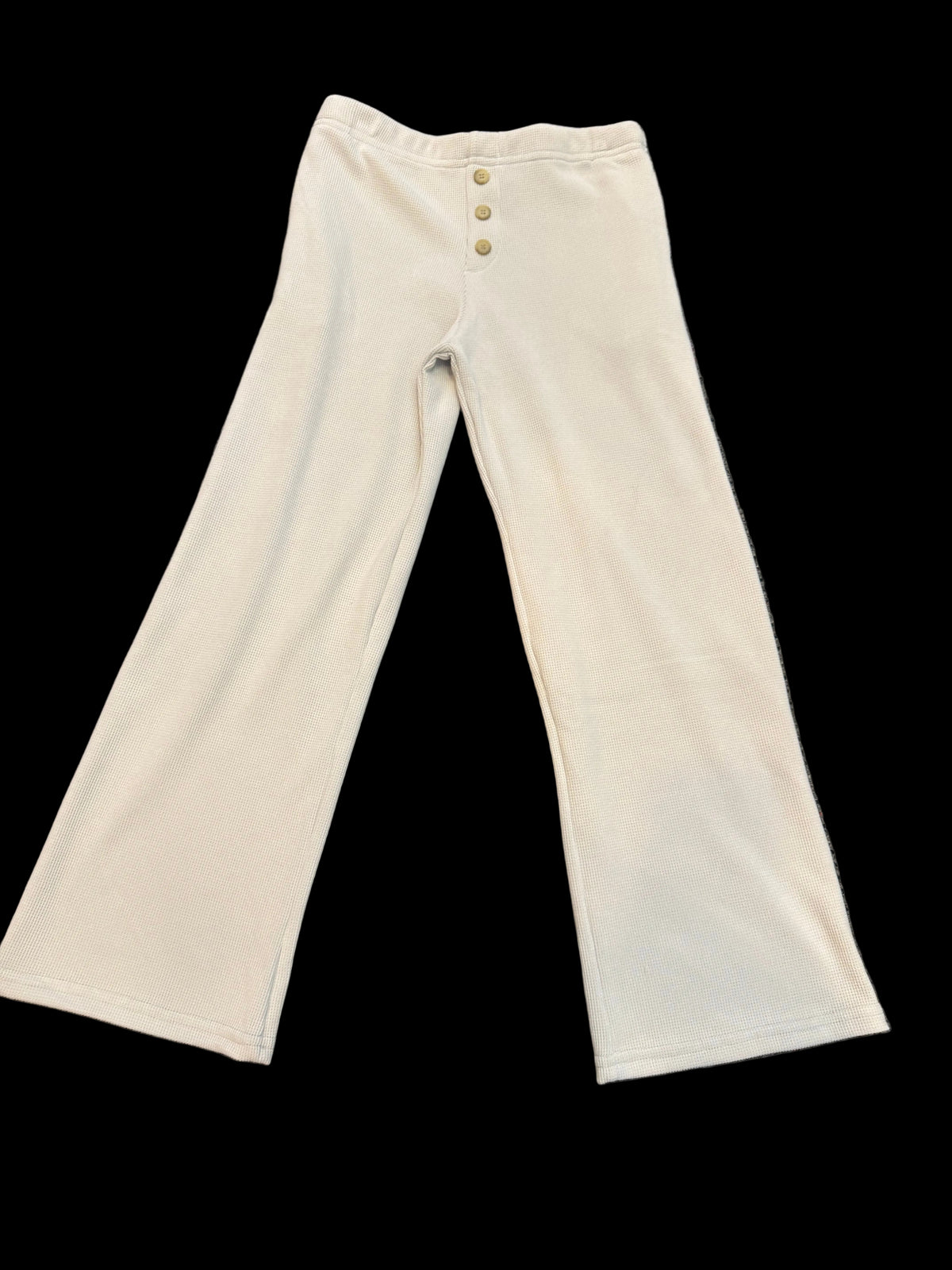Waffle flare pant