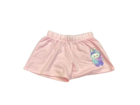 FH Pink Labubu shorts