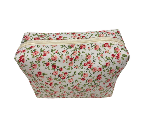 Floral small cosmetic bag