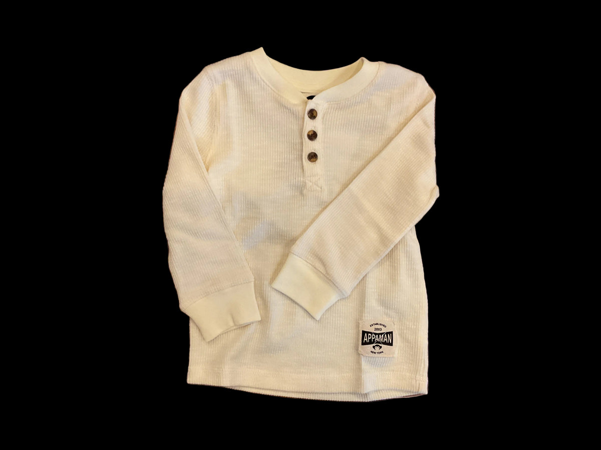 Cream thermal Henley