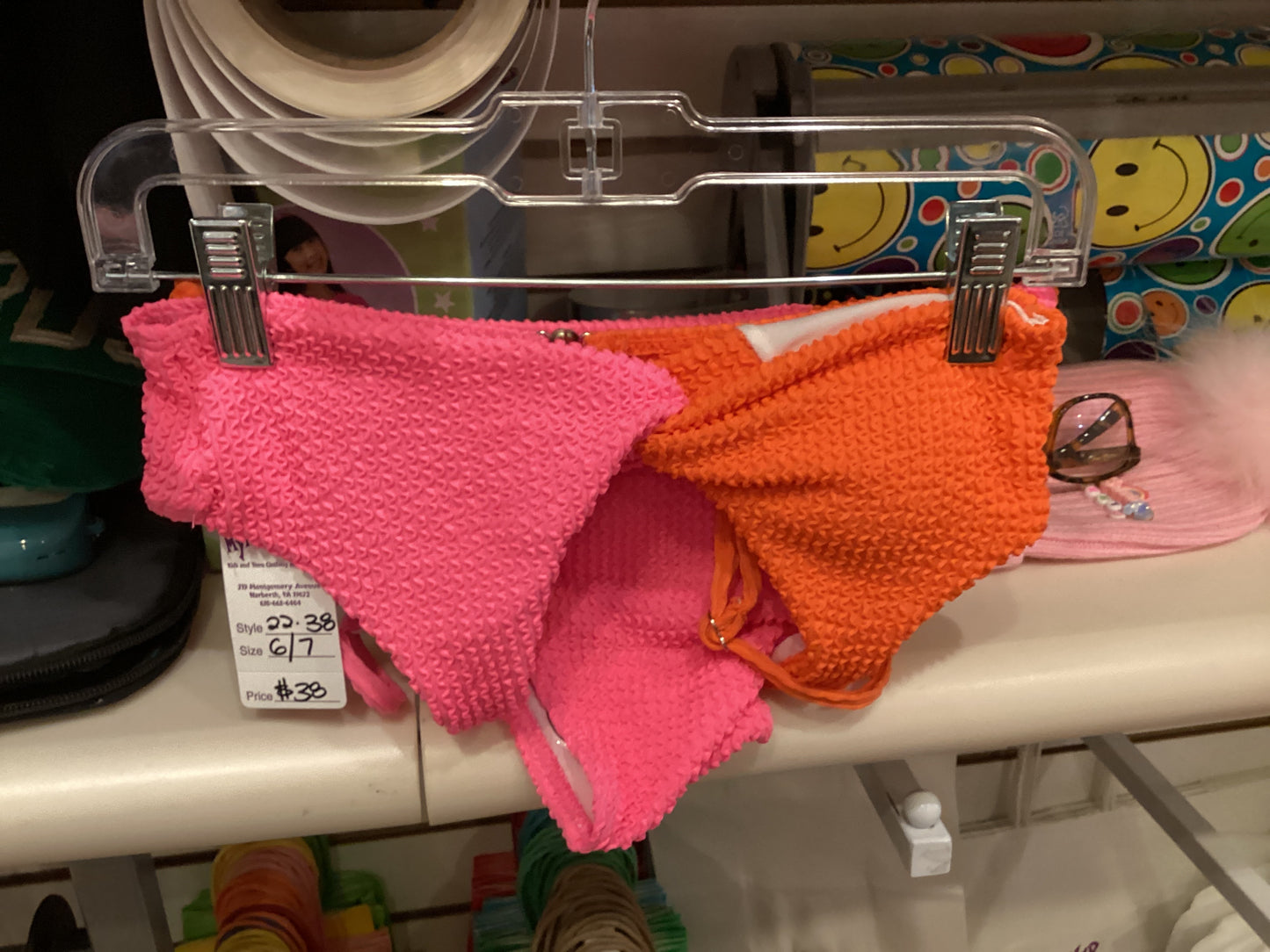 Kids korner pink/orange bikini