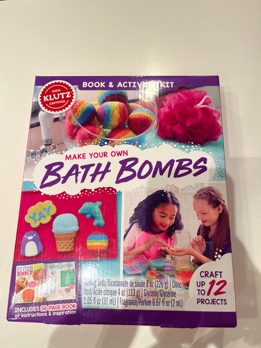 Klutz make your own bath bomb