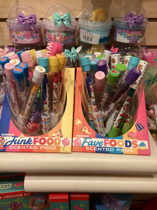 Food scented pens