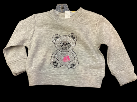 Dori grey sweatshirt with sparkle bear