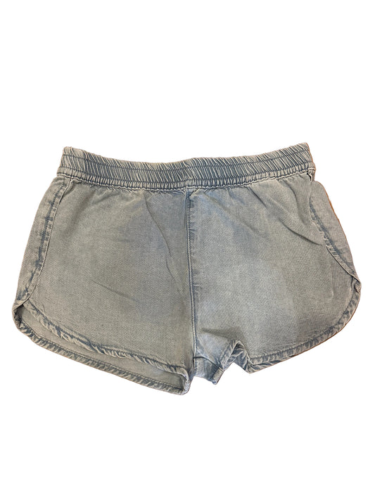 Tractor jean shorts