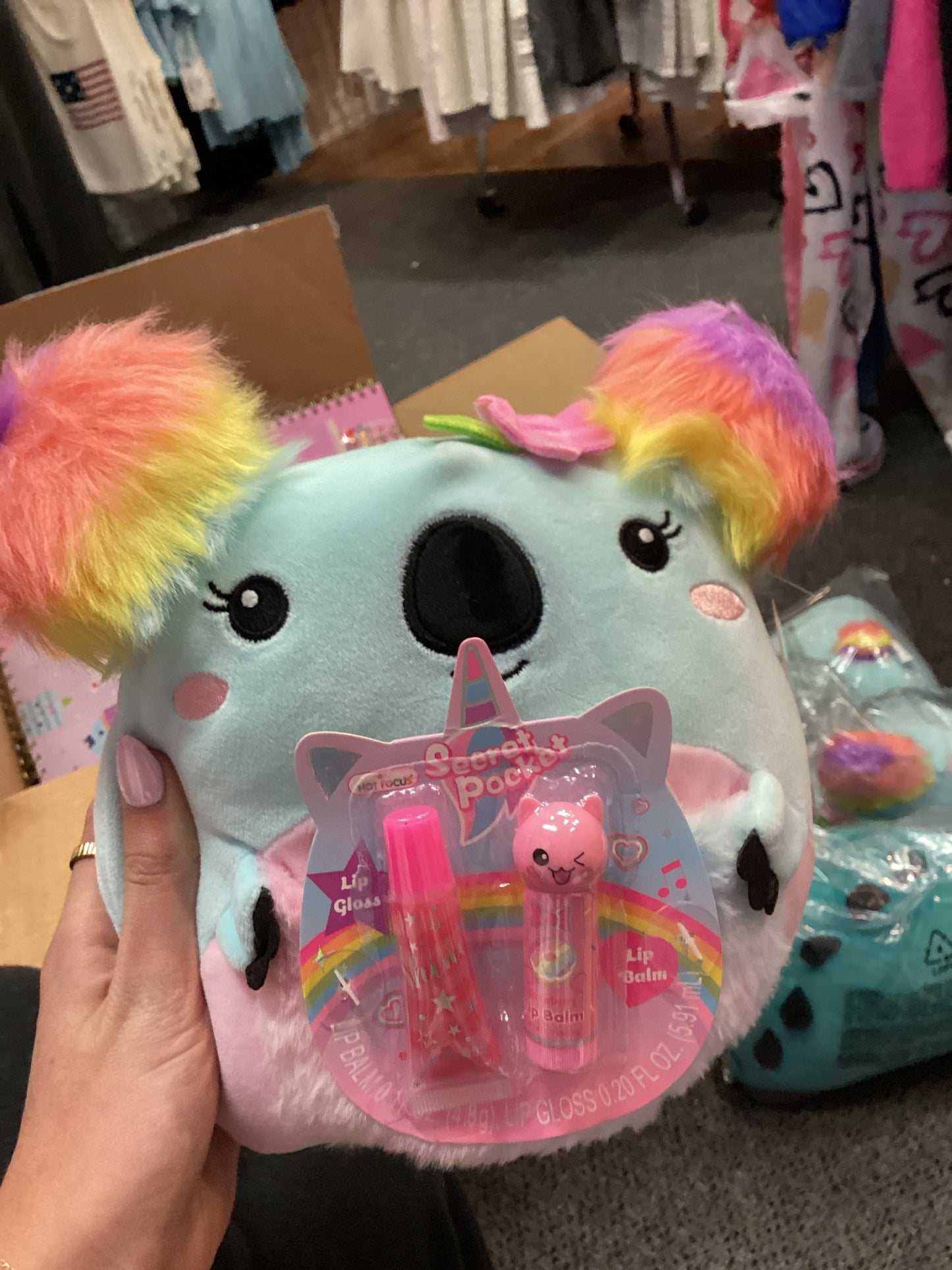 Hot focus koala huggy squeezy