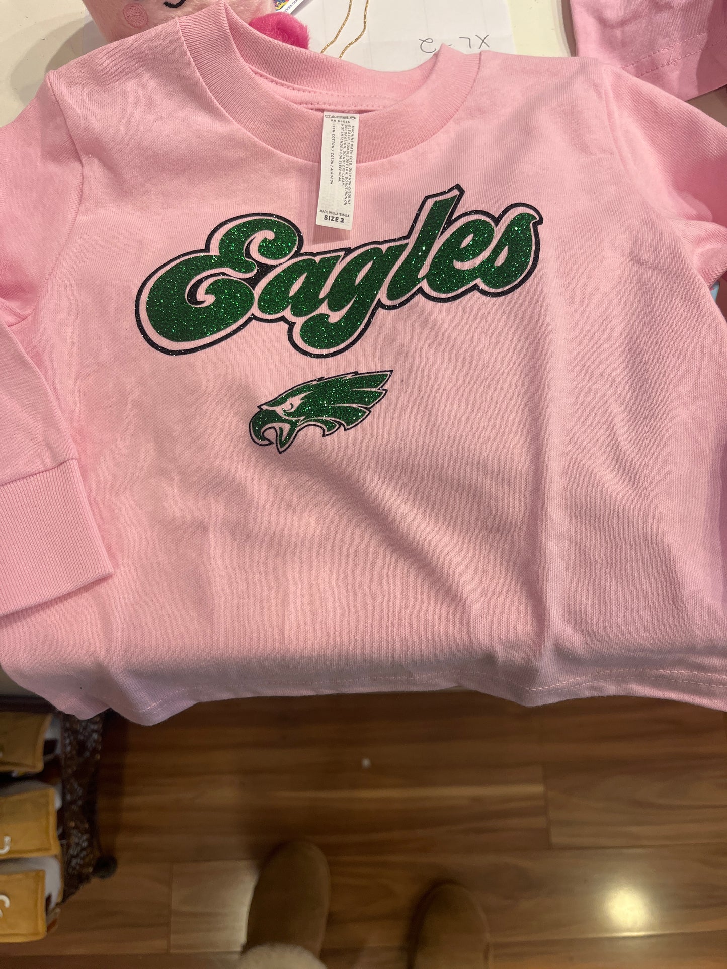 Truly whimsical pink eagles sleeve
