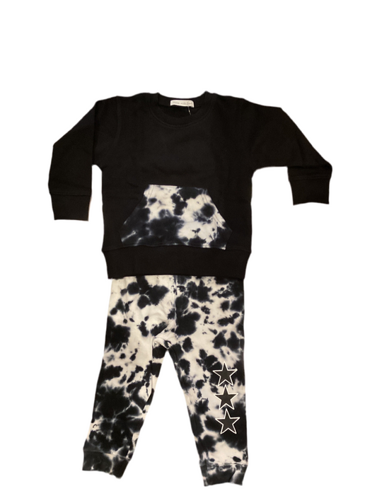 Little Mish black tie dye set