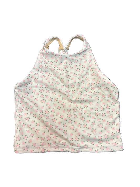 Active tank cottage floral pink
