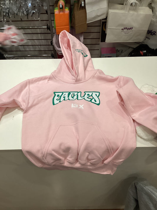 Mkk pink eagles Super Bowl hoodie