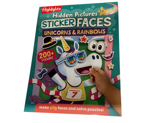 Hidden Pictures Sticker Faces