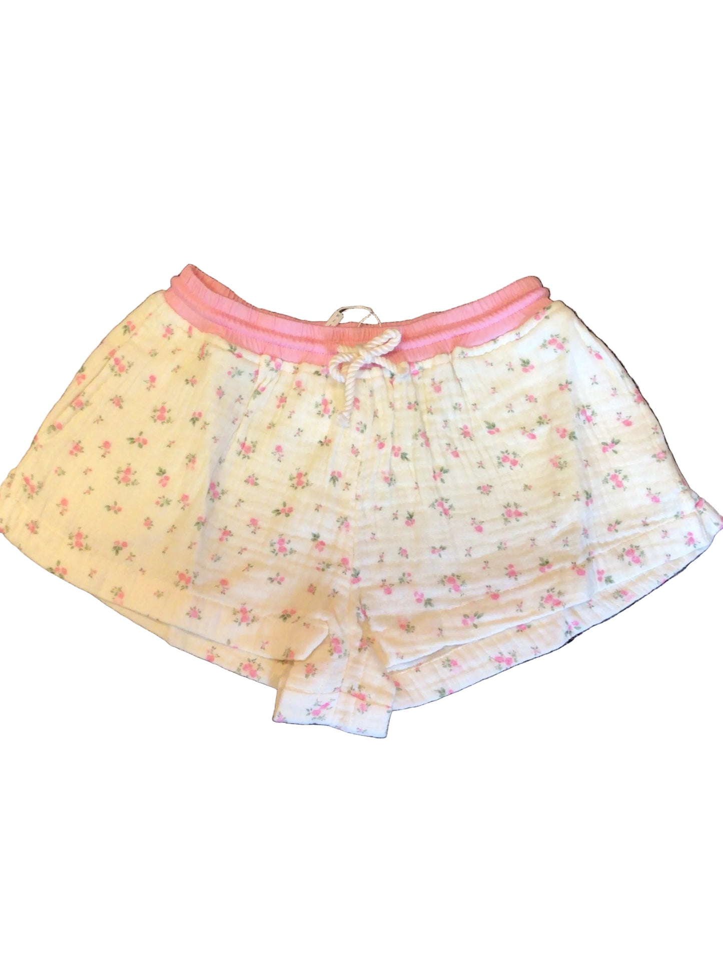 Katie J floral gauze shorts