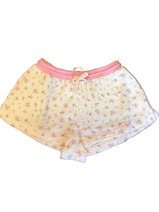 Katie J floral gauze shorts