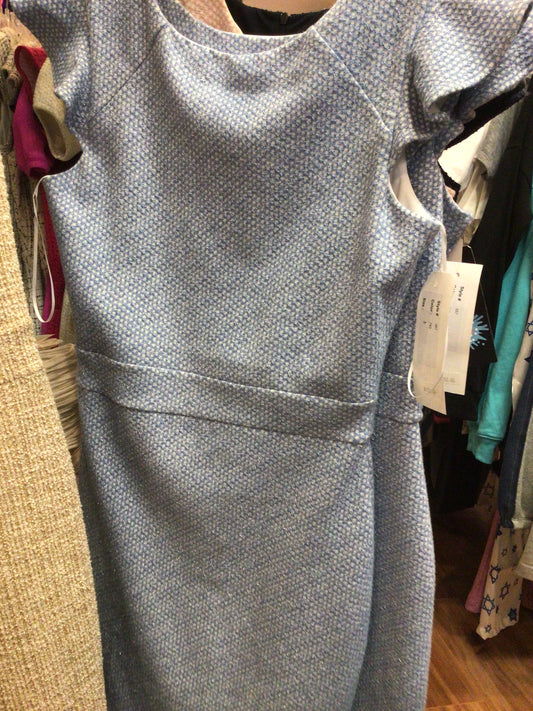 BD Junior light blue tweed dress