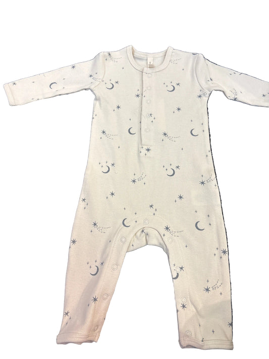 Ribbed Celestial Baby Jumpsuit