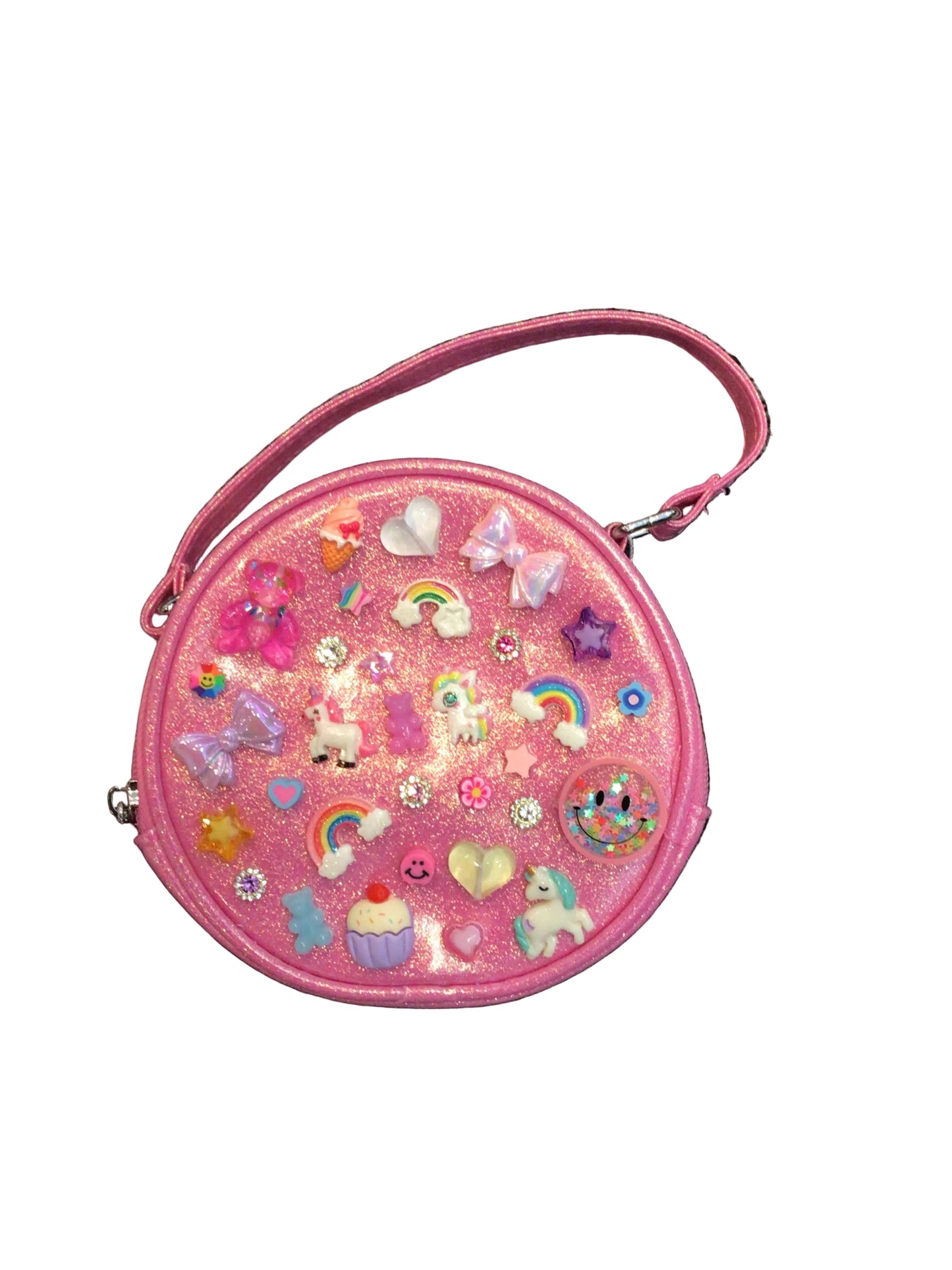 Bari Lynn round charm bag