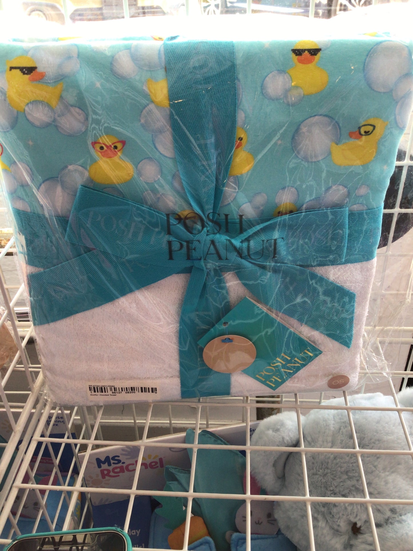 Posh Peanut hooded towel ducks