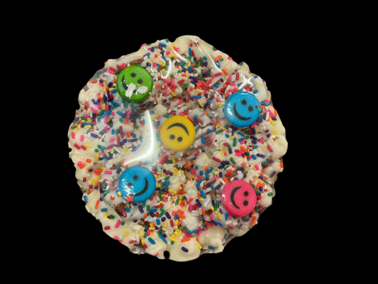 Pizza with Smiley faces