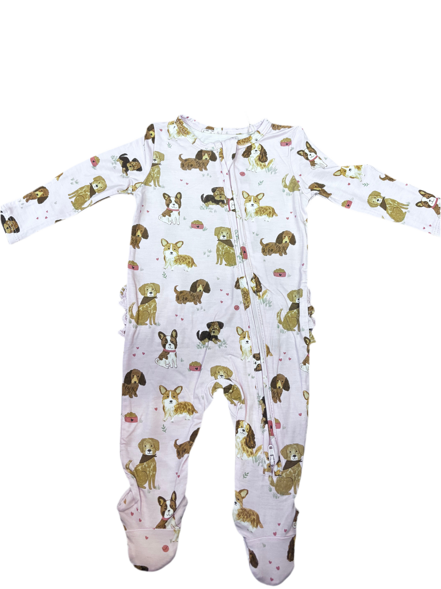 Angel Dear Pink Puppy onesie