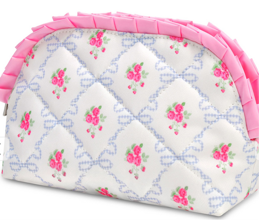 Ditsy Oval Cosmetic Bag