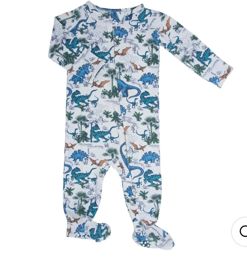 Sweet Bamboo baby boy footie pajama