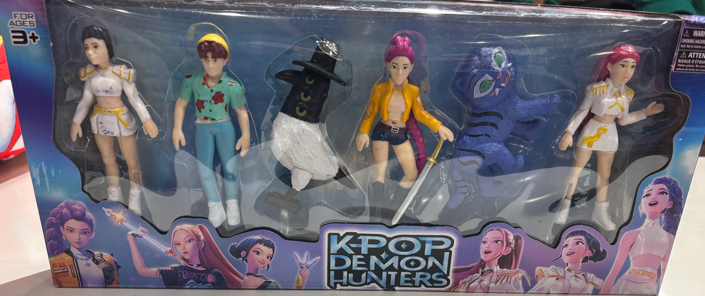 Demon hunters six piece mini figure set