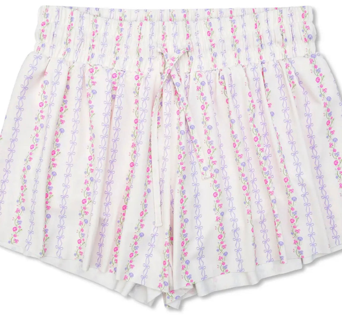 Sweetheart vine butterfly shorts
