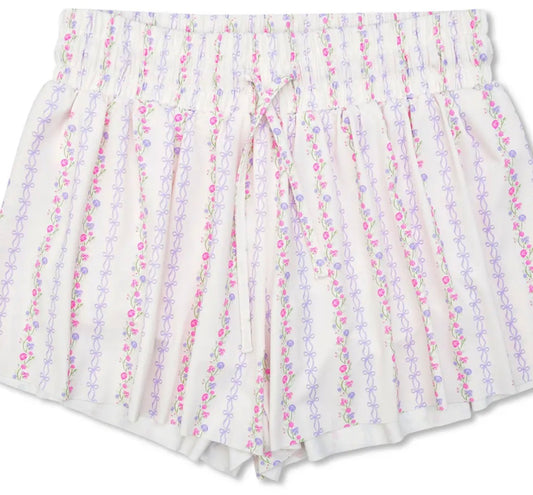 Sweetheart vine butterfly shorts
