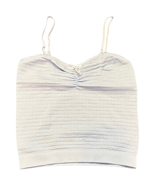 Textured Cinched Seamless Cami w/ Bow