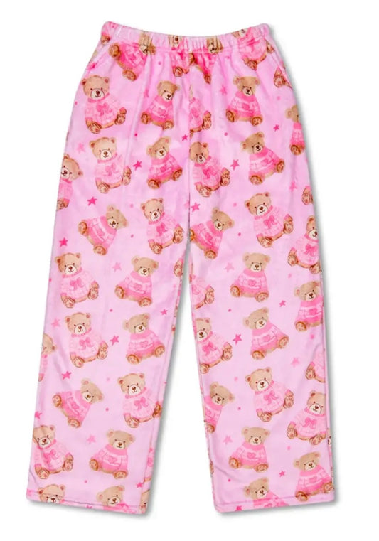 Beary Cute Plush Pants