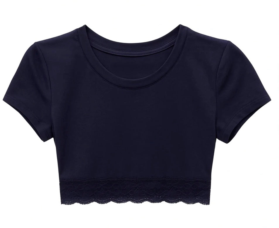 Lindsay Blue lace top