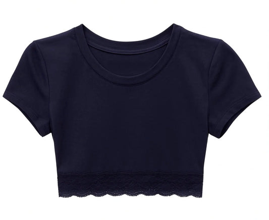 Lindsay Blue lace top