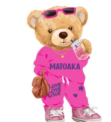 Large Camp Bear Removable Vinyl Sticker