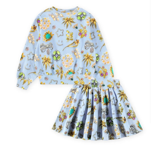 Royal Bling Skirt Set