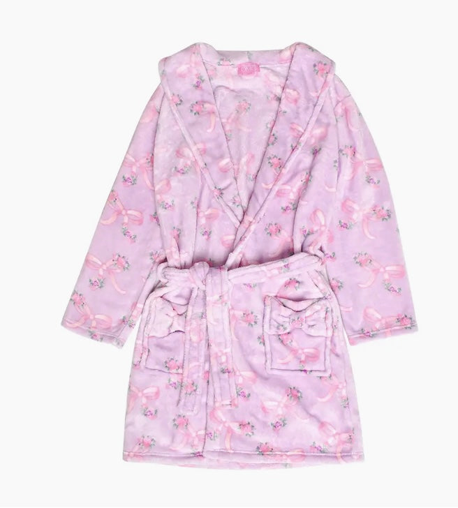 Orchid & Bows Bath Robe