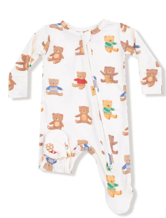 Angel Dear teddy bear footie